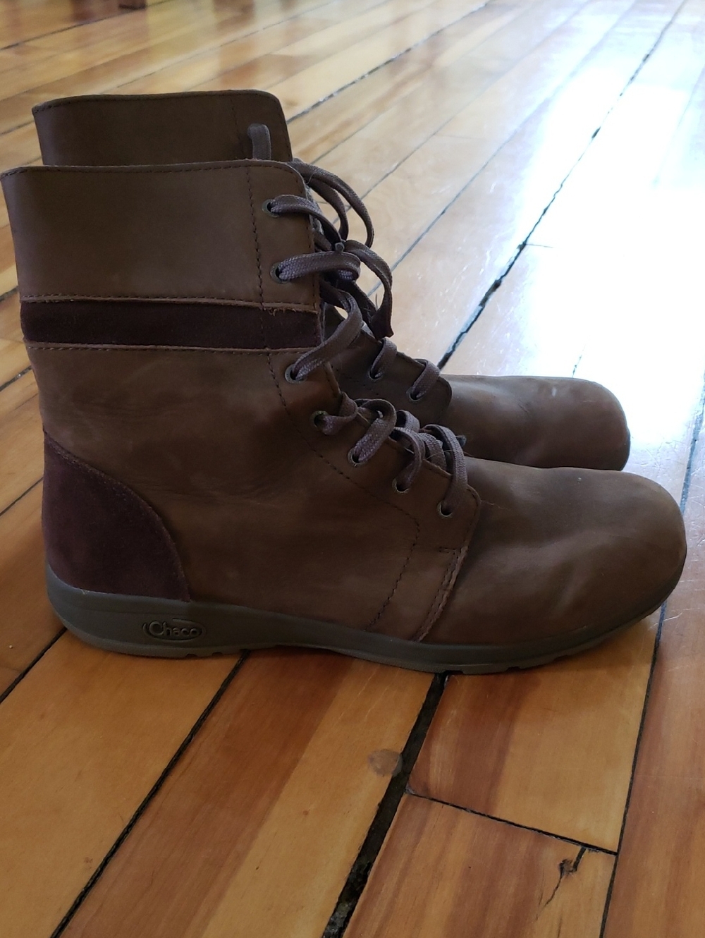 Brown Lace Up Chaco Boots